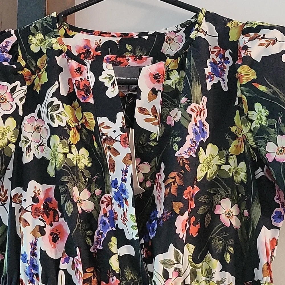 NWT Anthropologie The Somerset Maxi Dress Size XXS - Picture 8 of 13